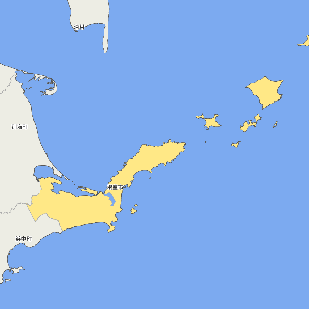 北海道根室振興局根室市の地図 | Map-It マップ・イット