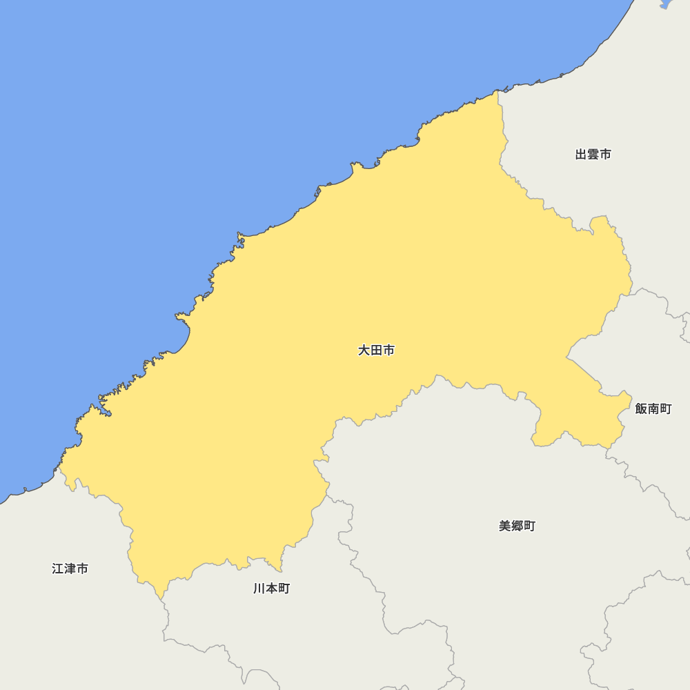 島根県大田市の地図 | Map-It マップ・イット