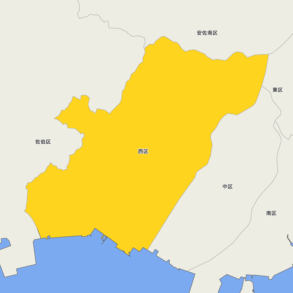 広島県広島市西区の地図 Map It マップ イット