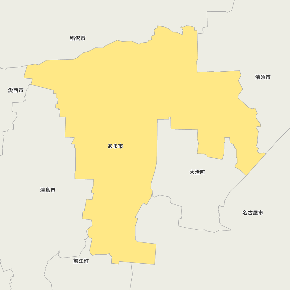 愛知県あま市の地図 | Map-It マップ・イット