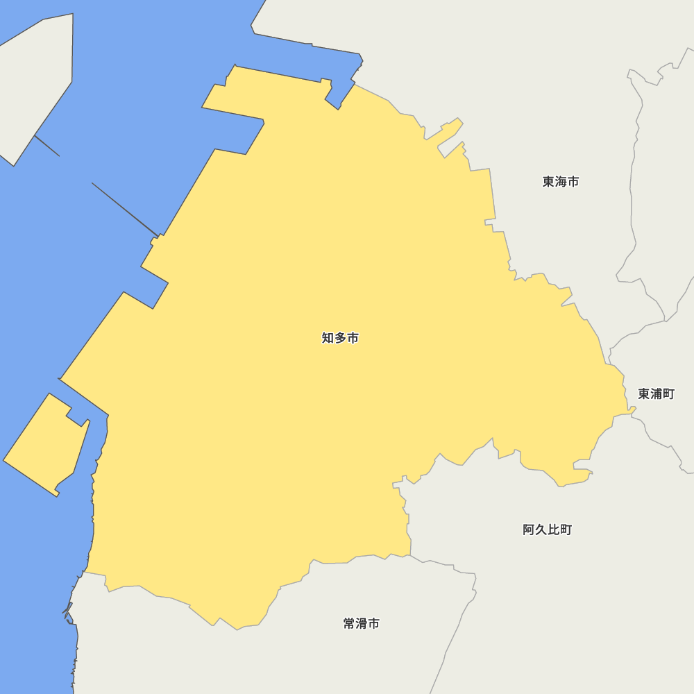 愛知県知多市の地図 | Map-It マップ・イット