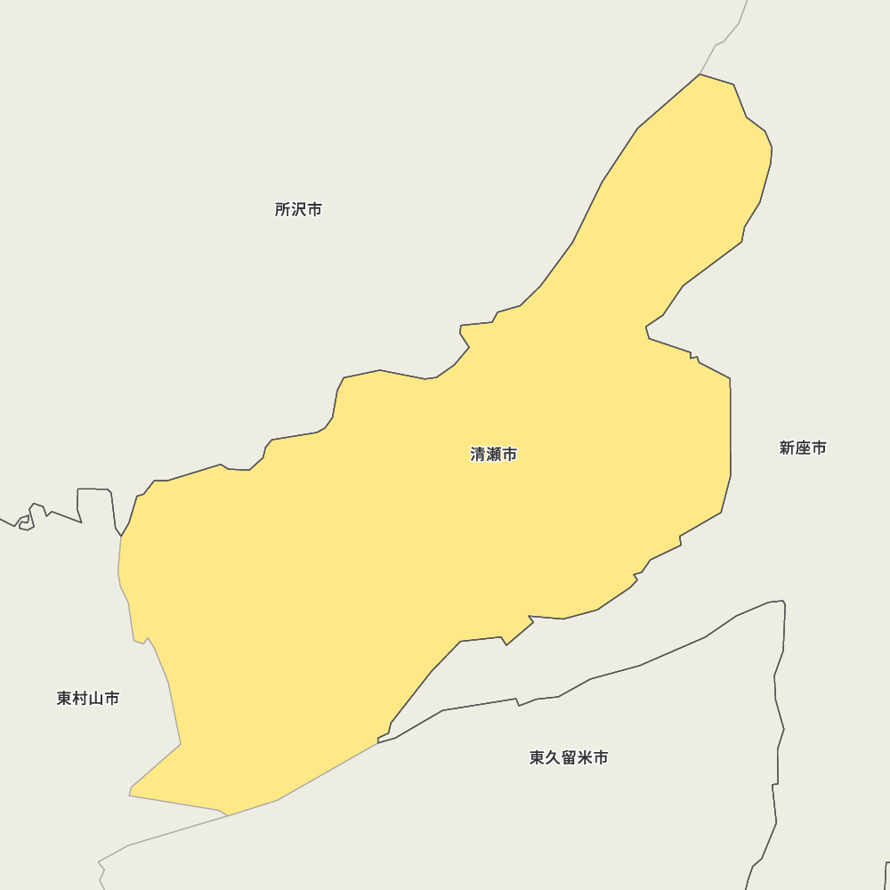 東京都清瀬市の地図 | Map-It マップ・イット