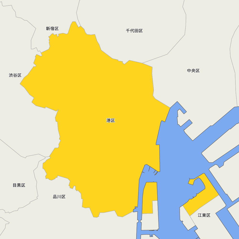 東京都港区の地図 | Map-It マップ・イット