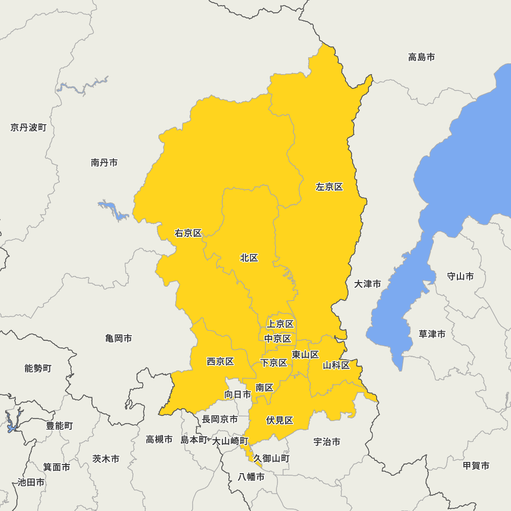 京都府京都市の地図 | Map-It マップ・イット