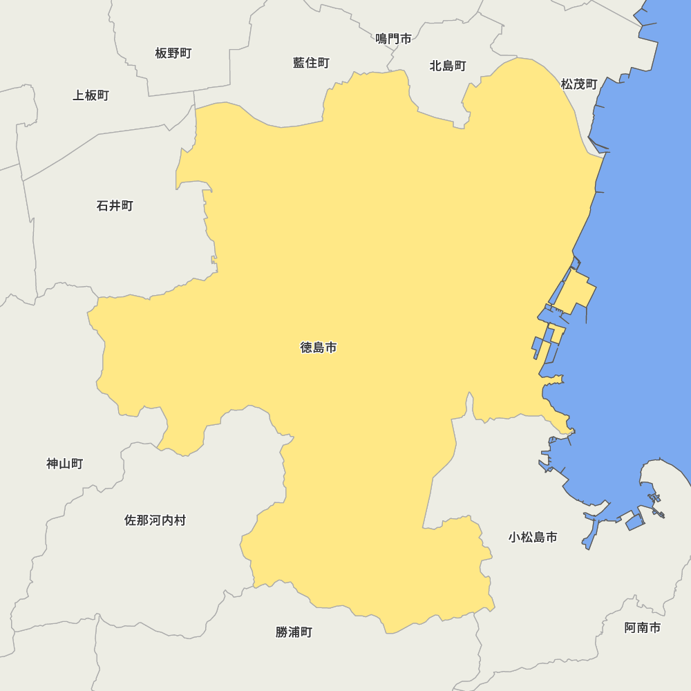 徳島県徳島市の地図 | Map-It マップ・イット
