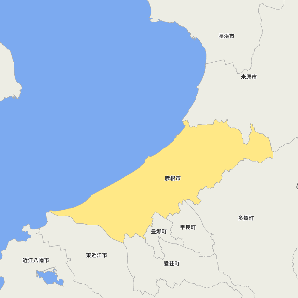 滋賀県彦根市の地図 | Map-It マップ・イット