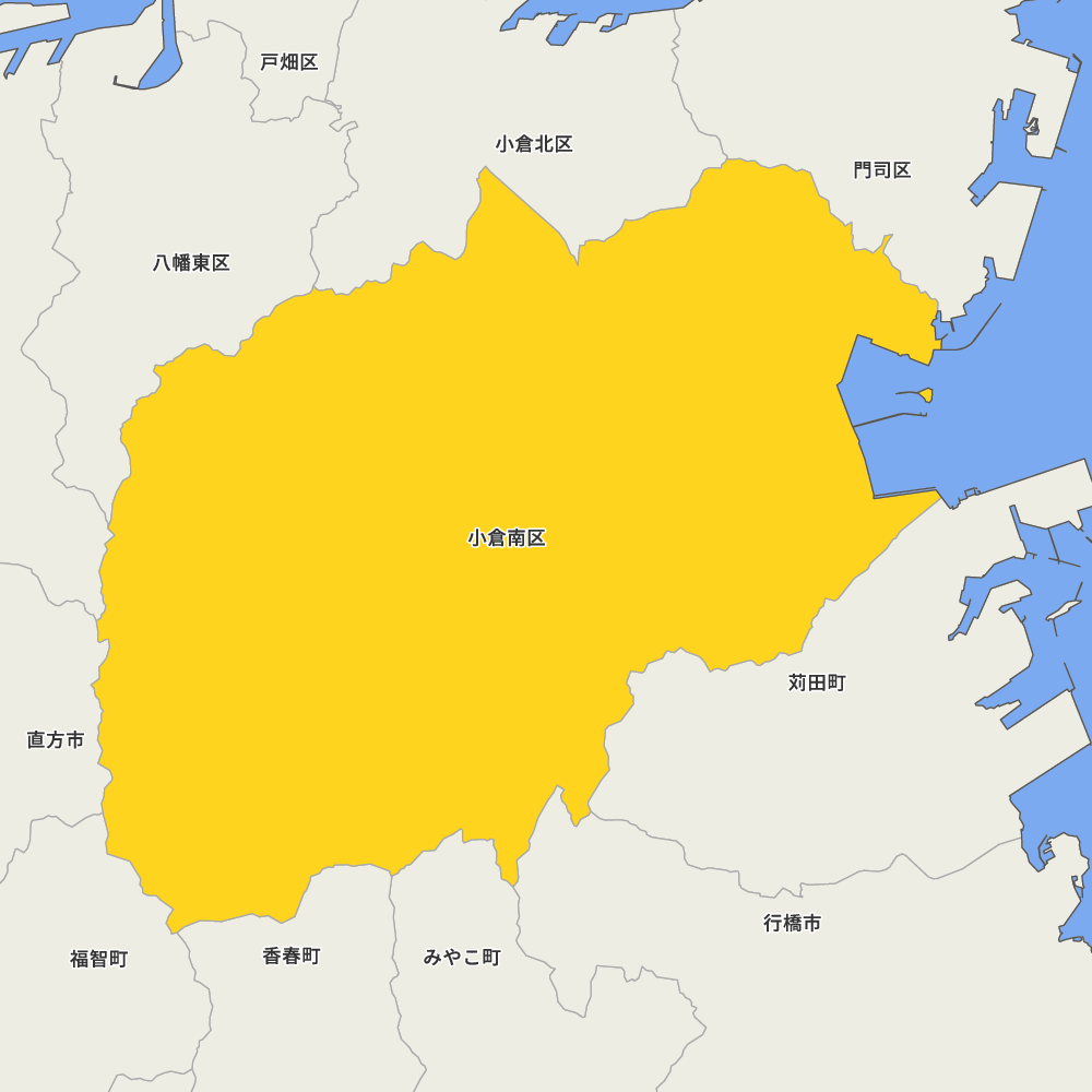 福岡県北九州市小倉南区の地図 | Map-It マップ・イット