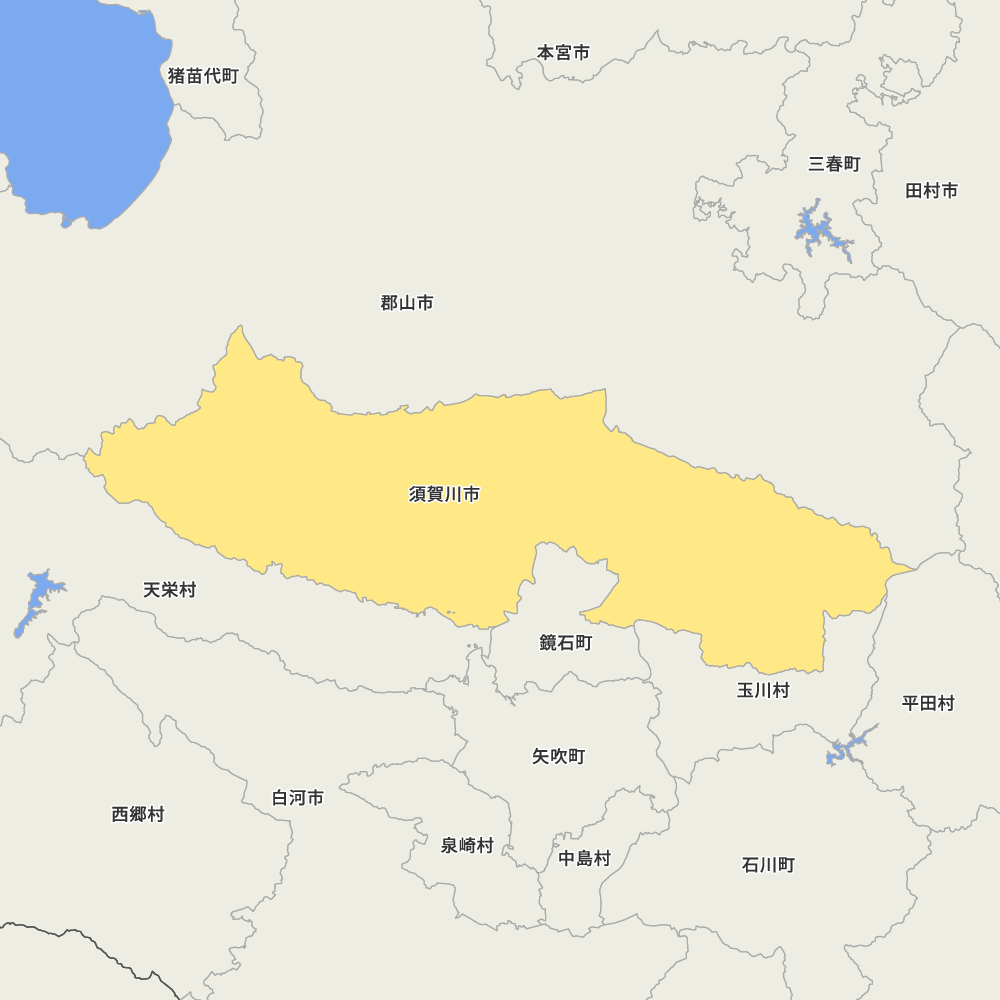 福島県須賀川市の地図 | Map-It マップ・イット