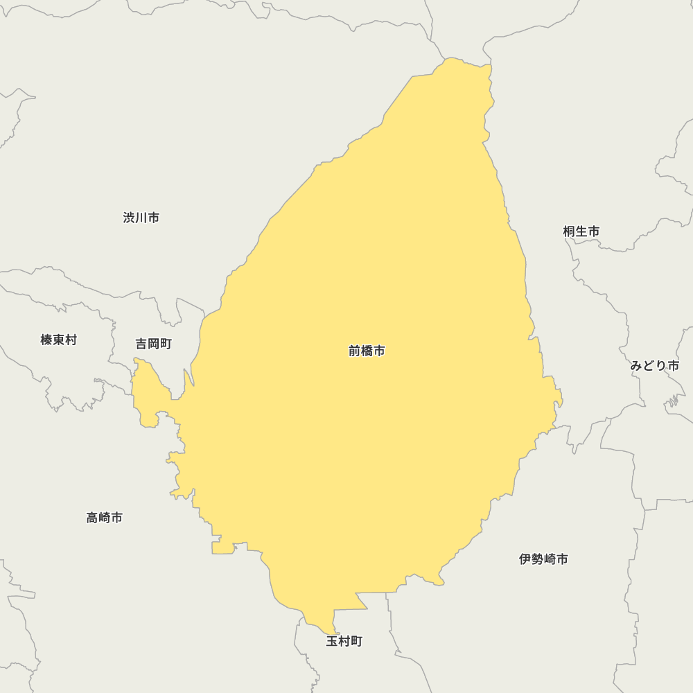 群馬県前橋市の地図 | Map-It マップ・イット