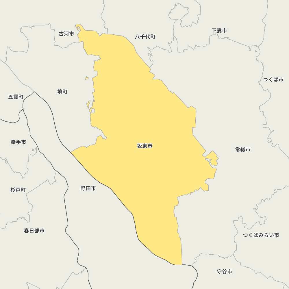 茨城県坂東市の地図 Map It マップ・イット