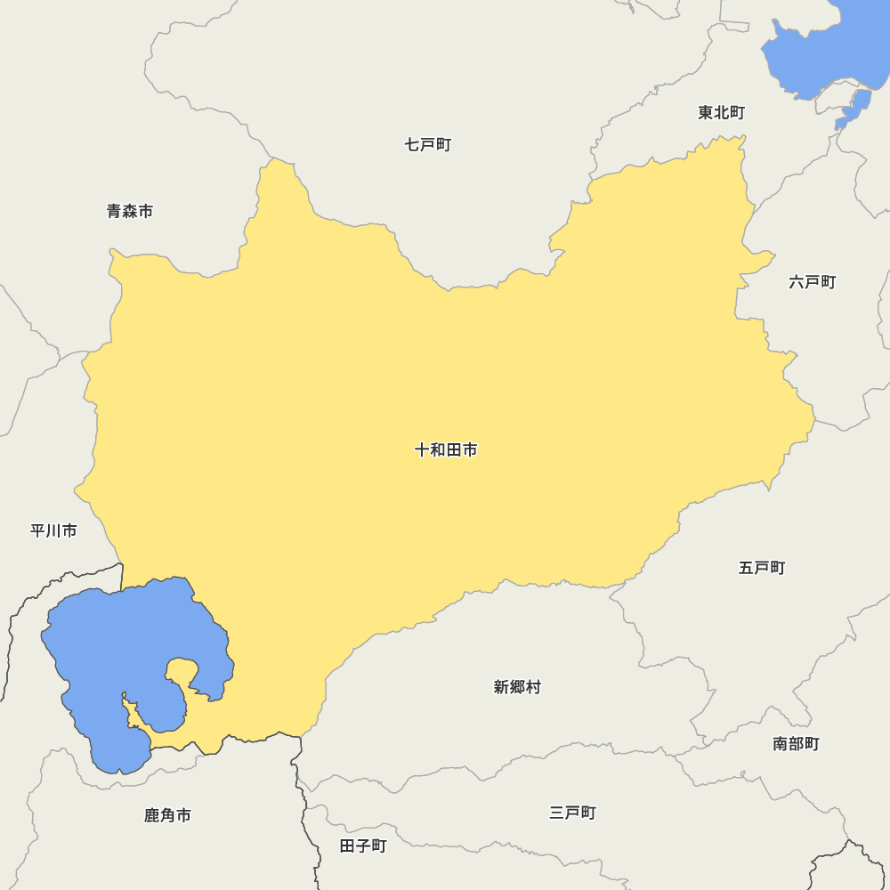 青森県十和田市の地図 | Map-It マップ・イット