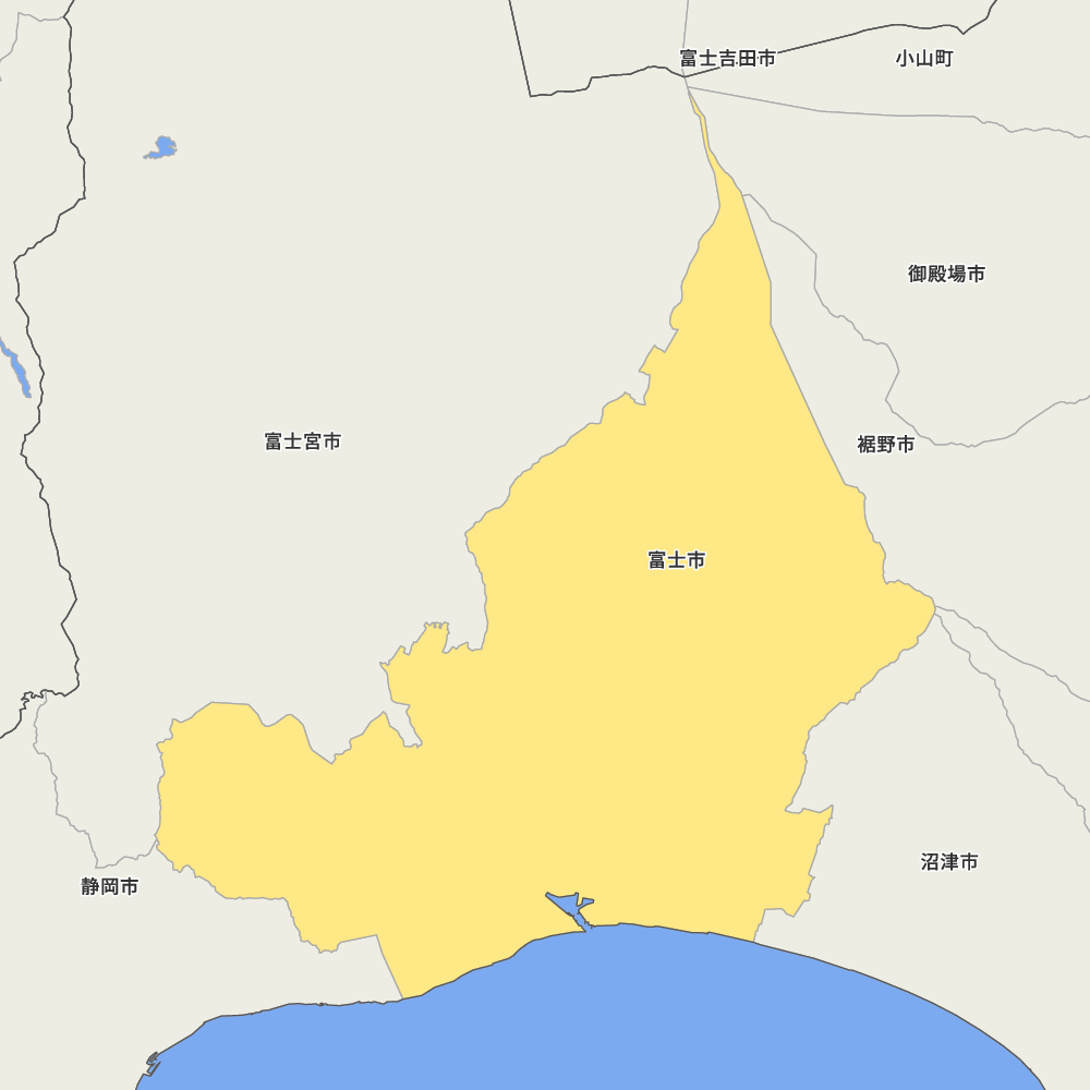静岡県富士市の地図 | Map-It マップ・イット