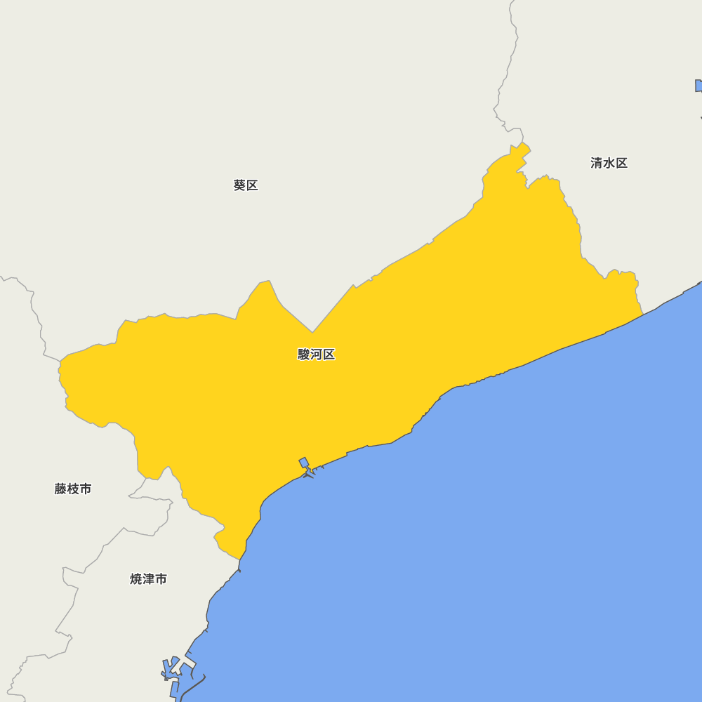 静岡県静岡市駿河区の地図 | Map-It マップ・イット