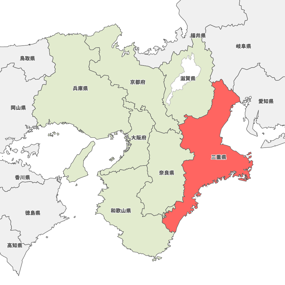 三重県の地図 | Map-It マップ・イット