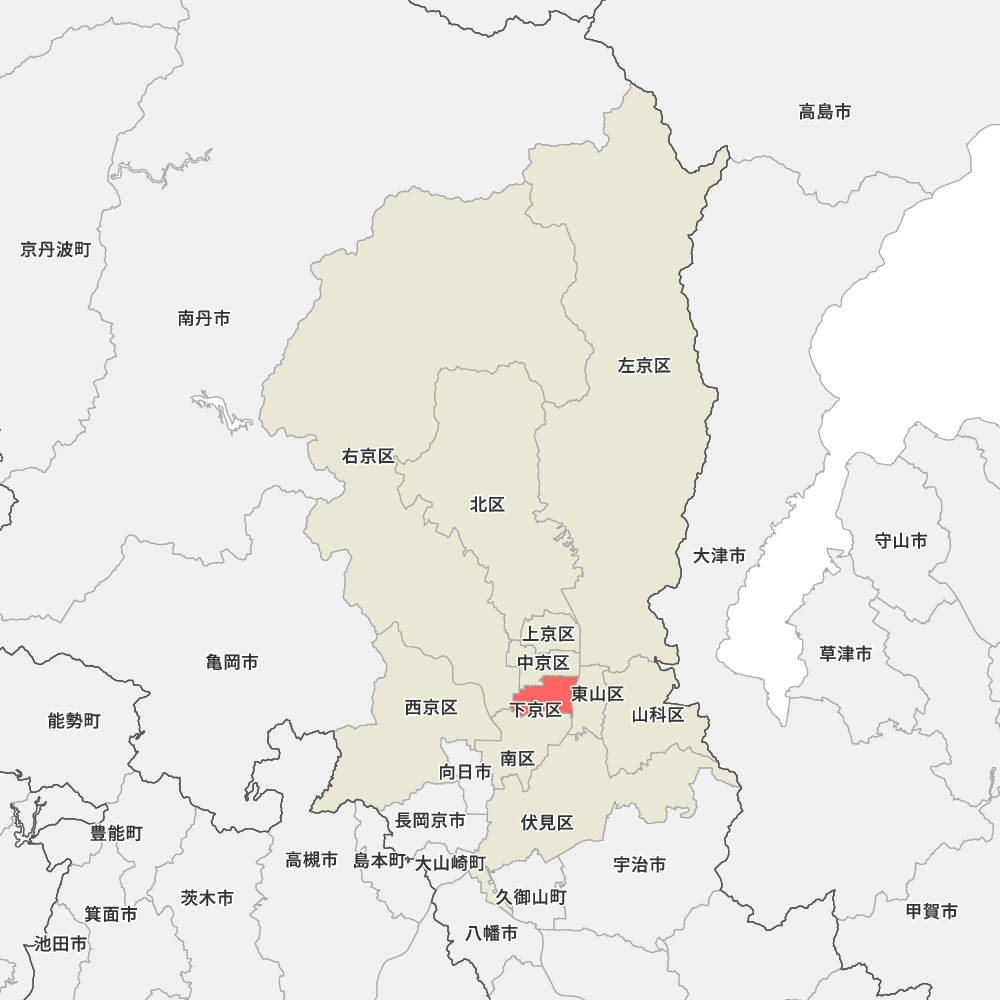 京都府京都市下京区の地図 Map It マップ イット