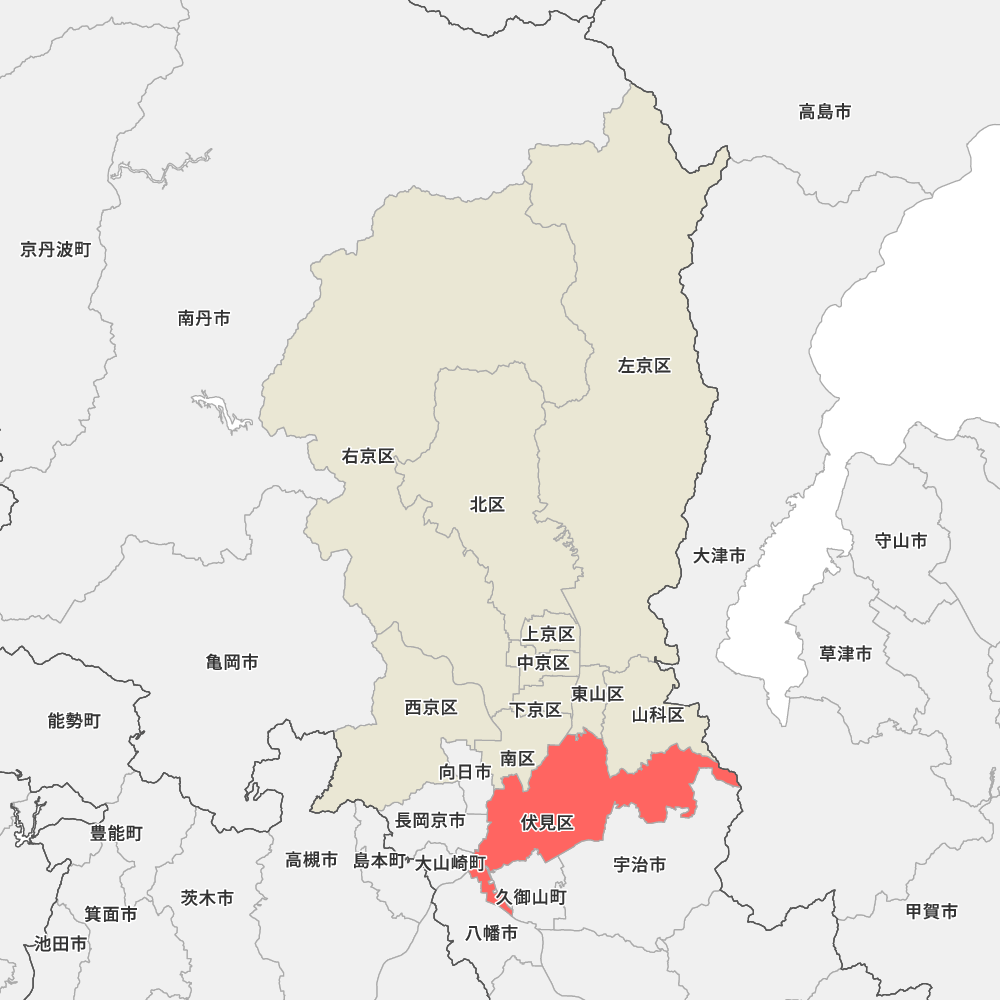 京都府京都市伏見区の地図 Map It マップ イット