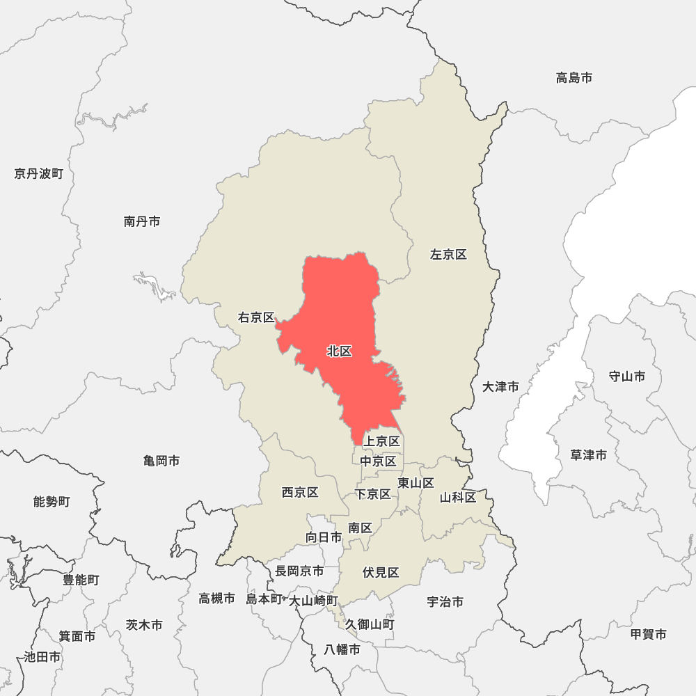 特別訳あり特価 ａ４ 京都府 京都市 北区 地図 Mayautos Com