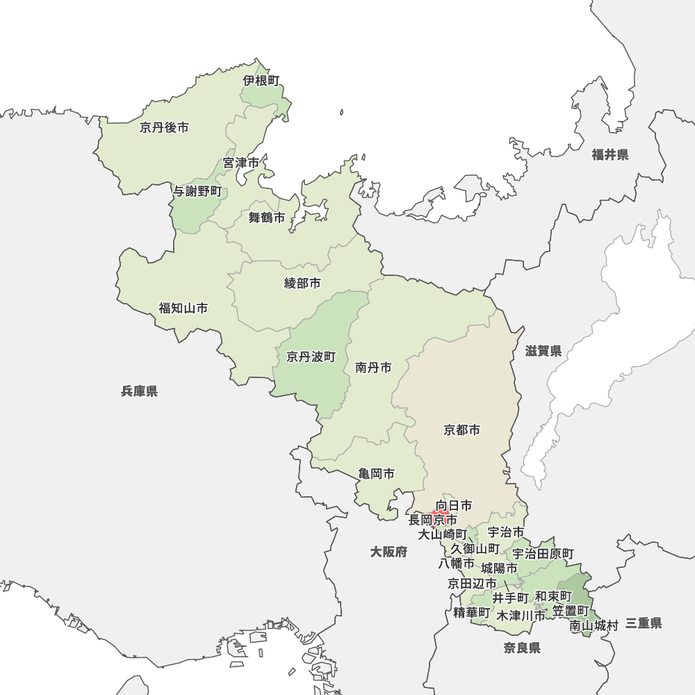 京都府長岡京市の地図 Map It マップ イット