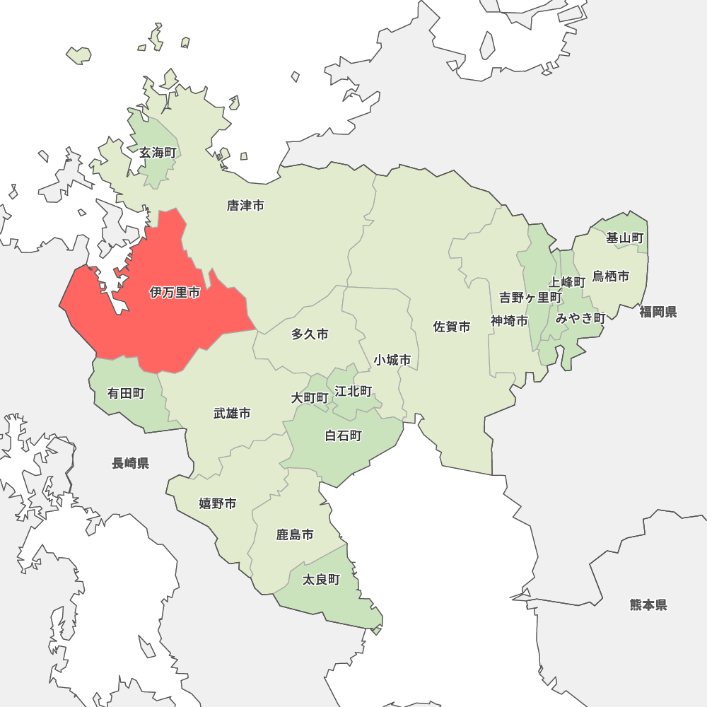 佐賀県伊万里市の地図 | Map-It マップ・イット