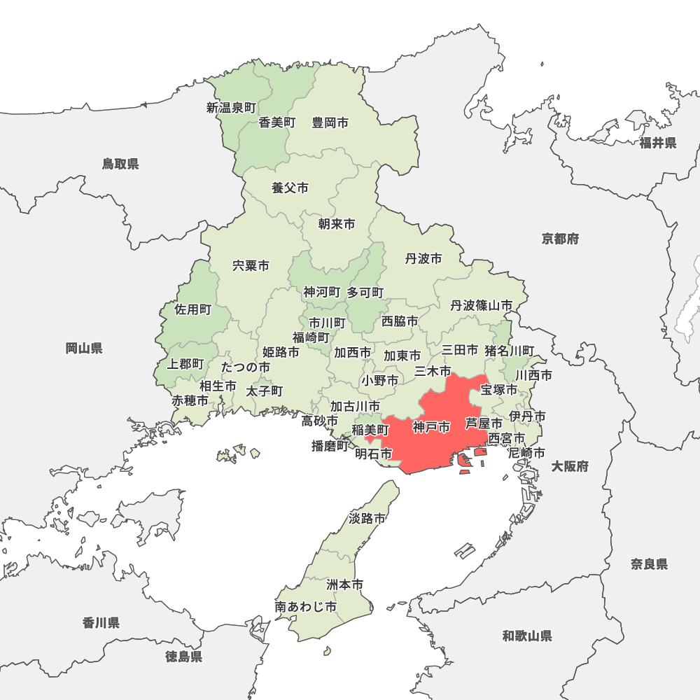 兵庫県神戸市の地図 Map It マップ イット
