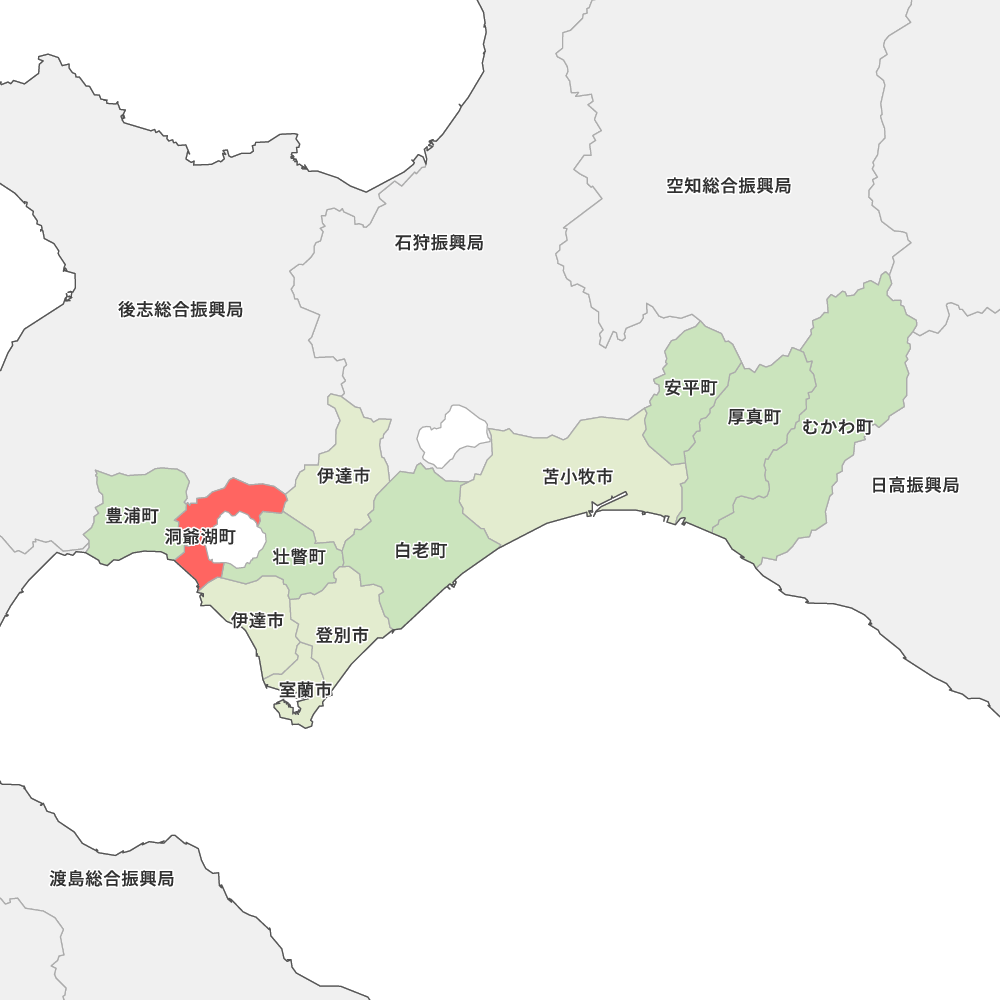 北海道胆振総合振興局虻田郡洞爺湖町の地図 Map It マップ イット