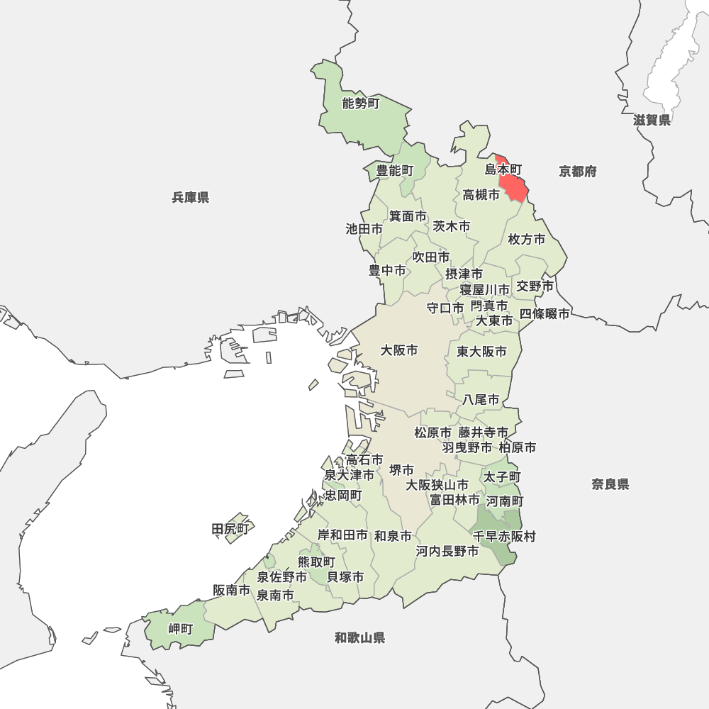 大阪府三島郡島本町の地図 Map It マップ イット