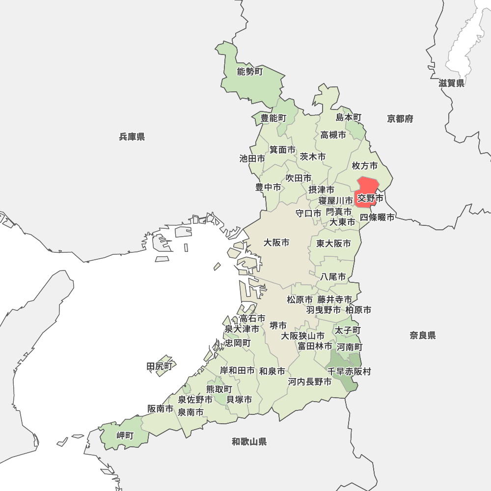 大阪府交野市の地図 Map It マップ イット