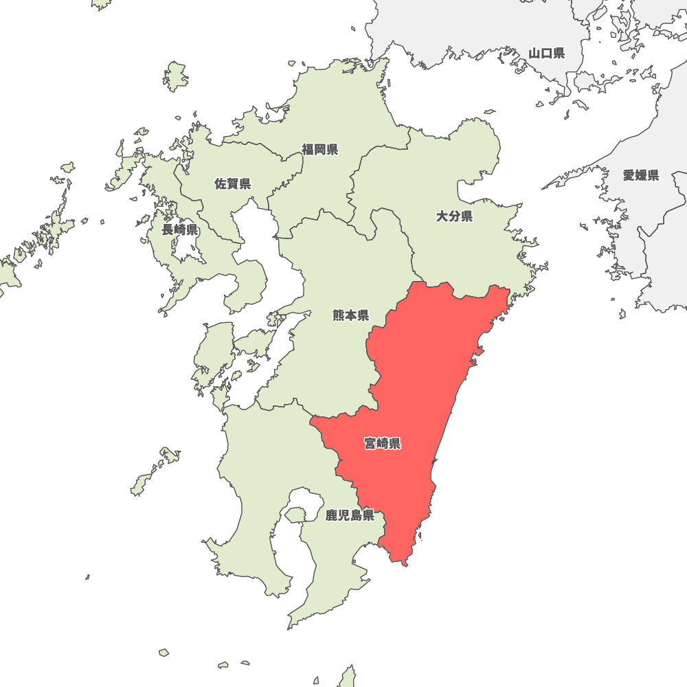 宮崎県の地図 Map It マップ イット