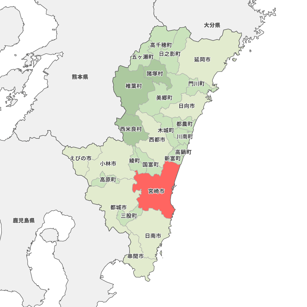 宮崎県宮崎市の地図 Map It マップ イット