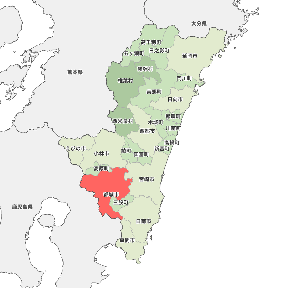 宮崎県都城市の地図 Map It マップ イット