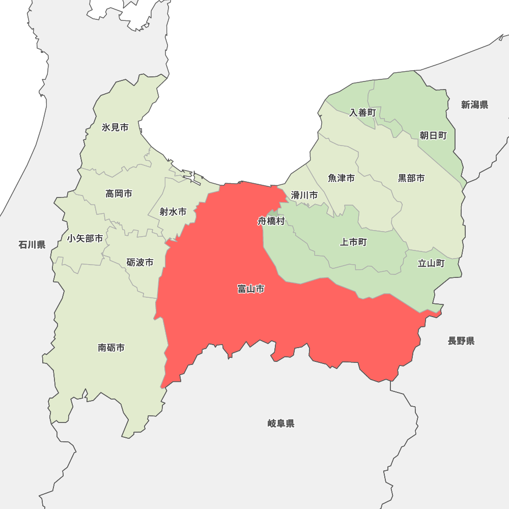 富山県富山市の地図 Map It マップ イット