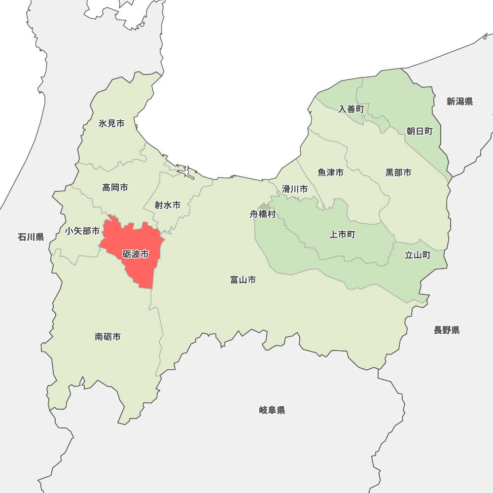 富山県砺波市の地図 Map It マップ イット