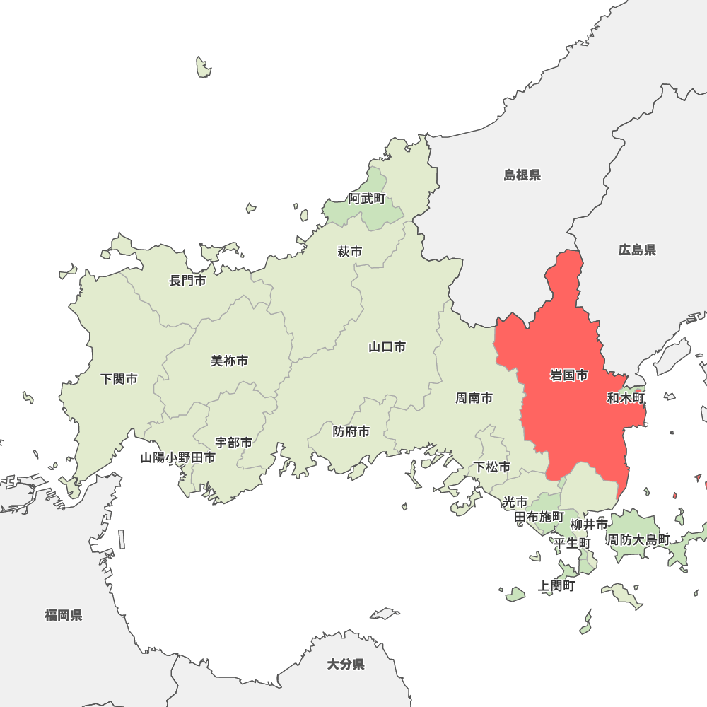 山口県岩国市の地図 Map It マップ イット