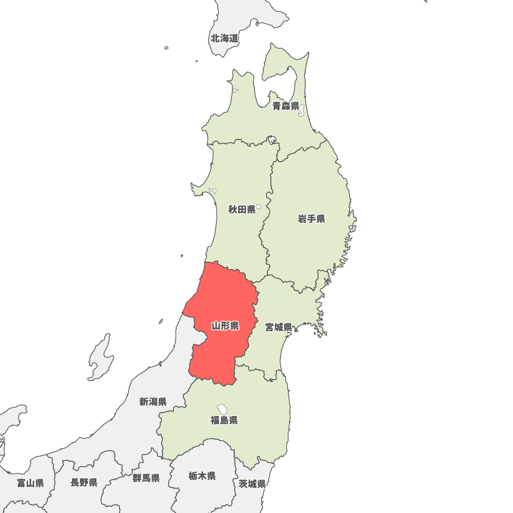 山形県の地図 Map It マップ イット