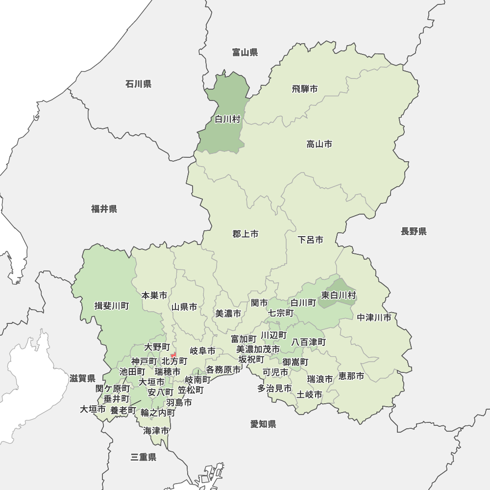 岐阜県本巣郡北方町の地図 Map It マップ イット