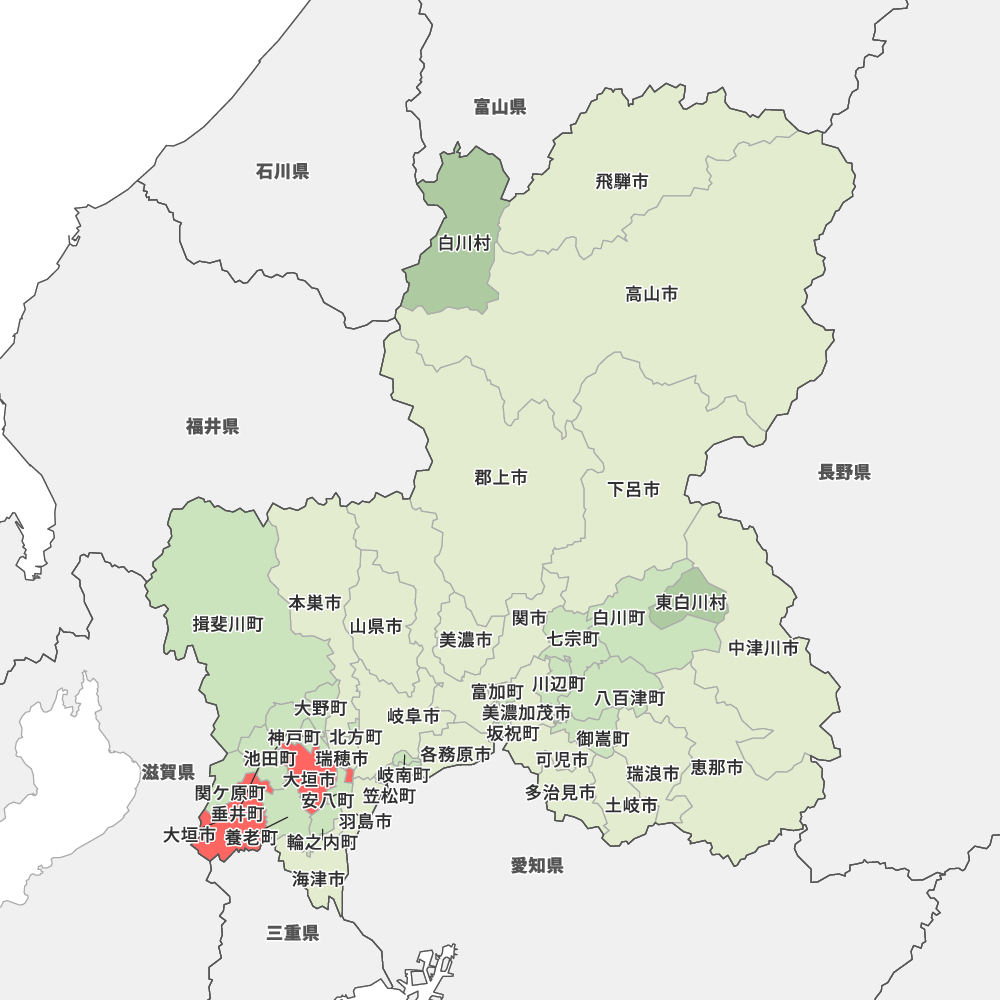 岐阜県大垣市の地図 Map It マップ イット