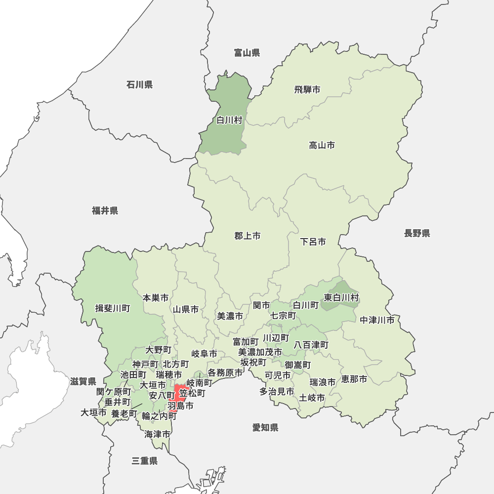 岐阜県羽島市の地図 Map It マップ イット