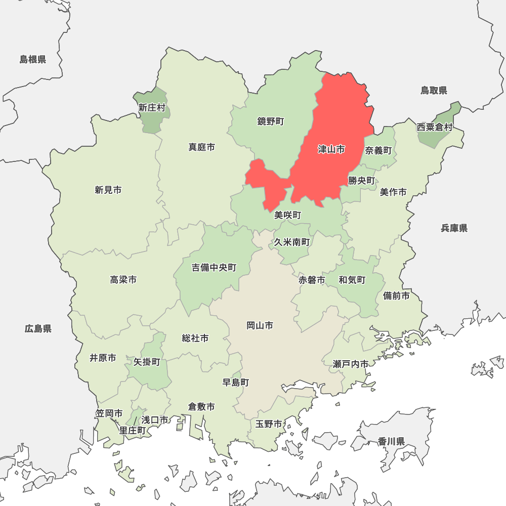 岡山県津山市の地図 Map It マップ イット