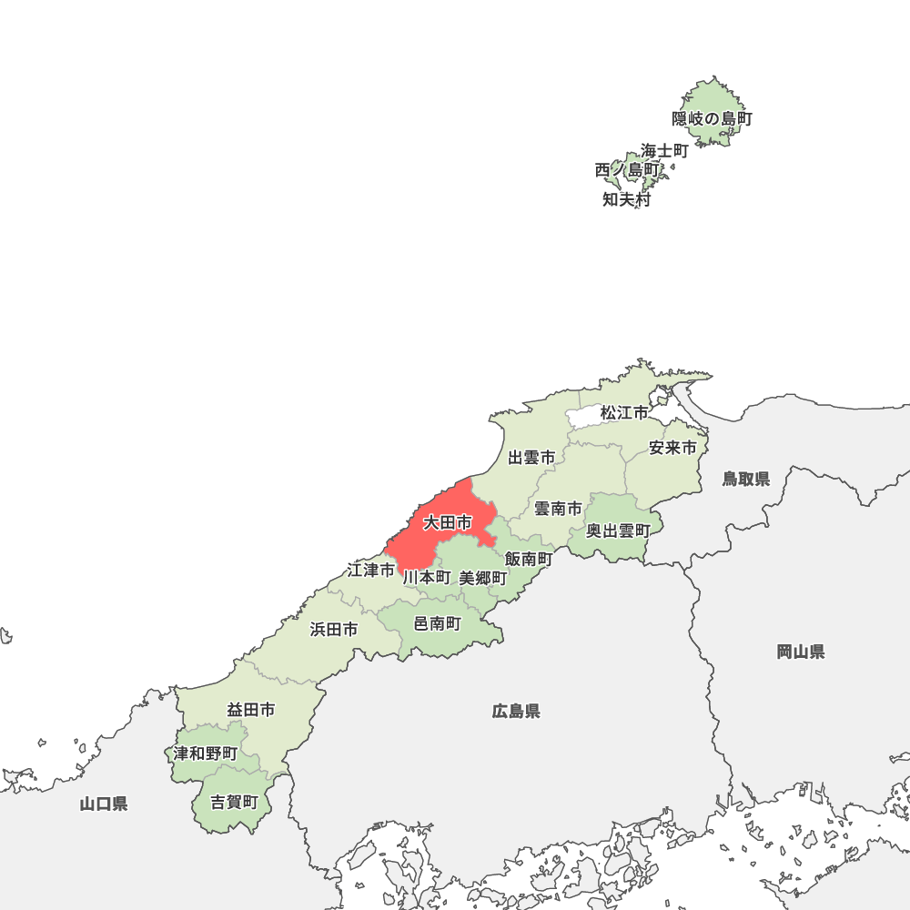 島根県大田市の地図 Map It マップ イット