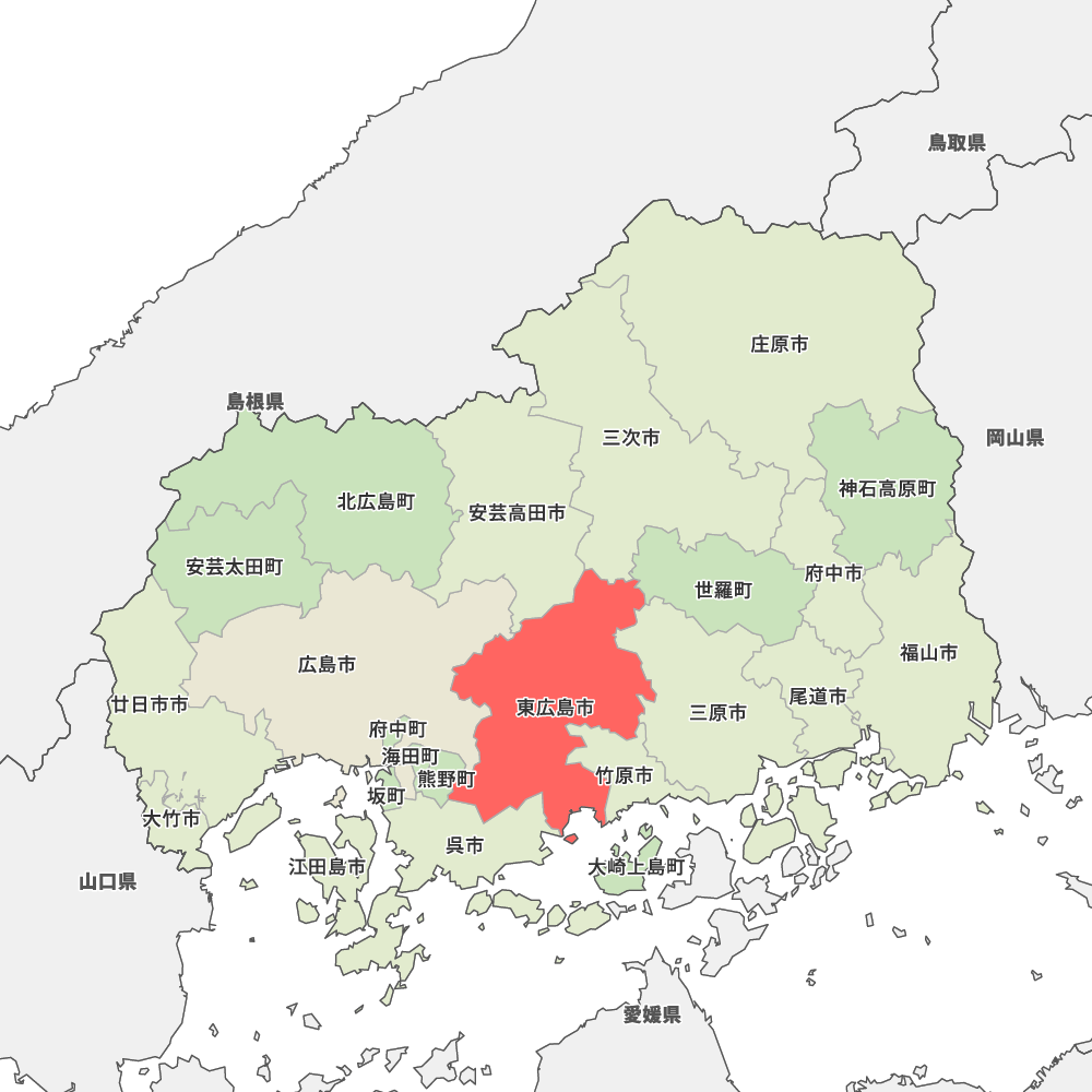 広島県東広島市の地図 Map It マップ イット 広島県東広島市の地図 Map It マップ イット