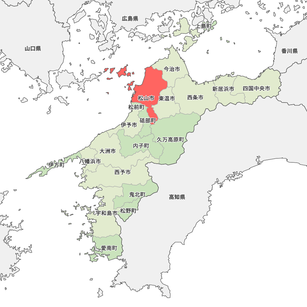 愛媛県松山市の地図 Map It マップ イット