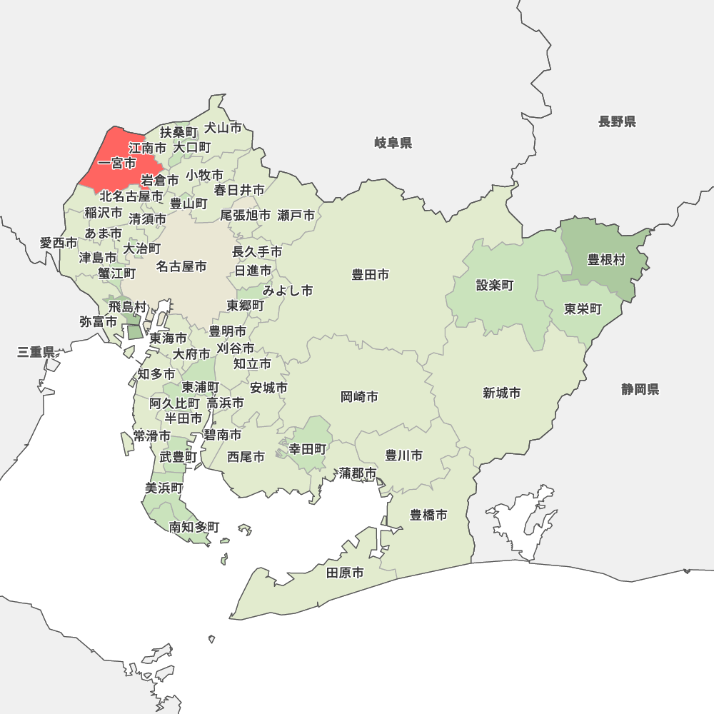 愛知県一宮市の地図 Map It マップ イット