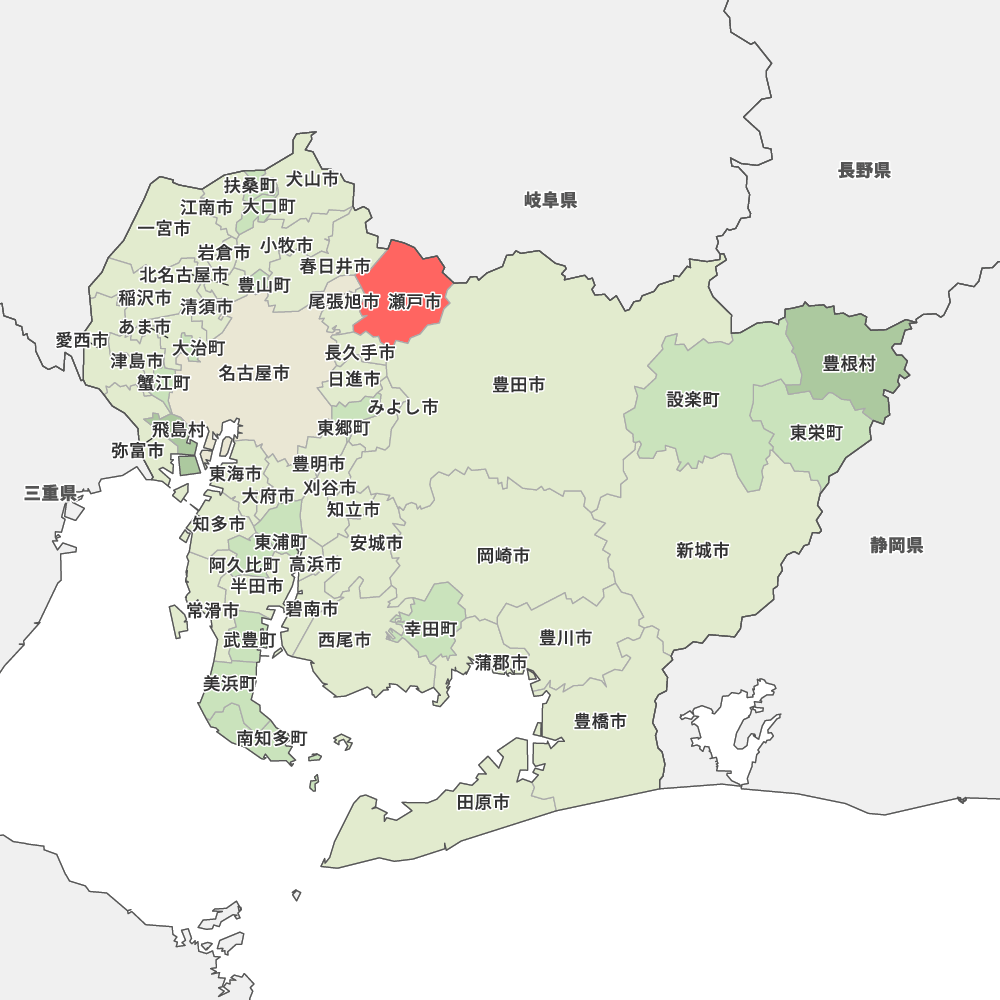 愛知県瀬戸市の地図 Map It マップ イット