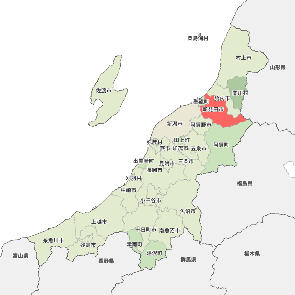新潟県新発田市の地図 Map It マップ イット