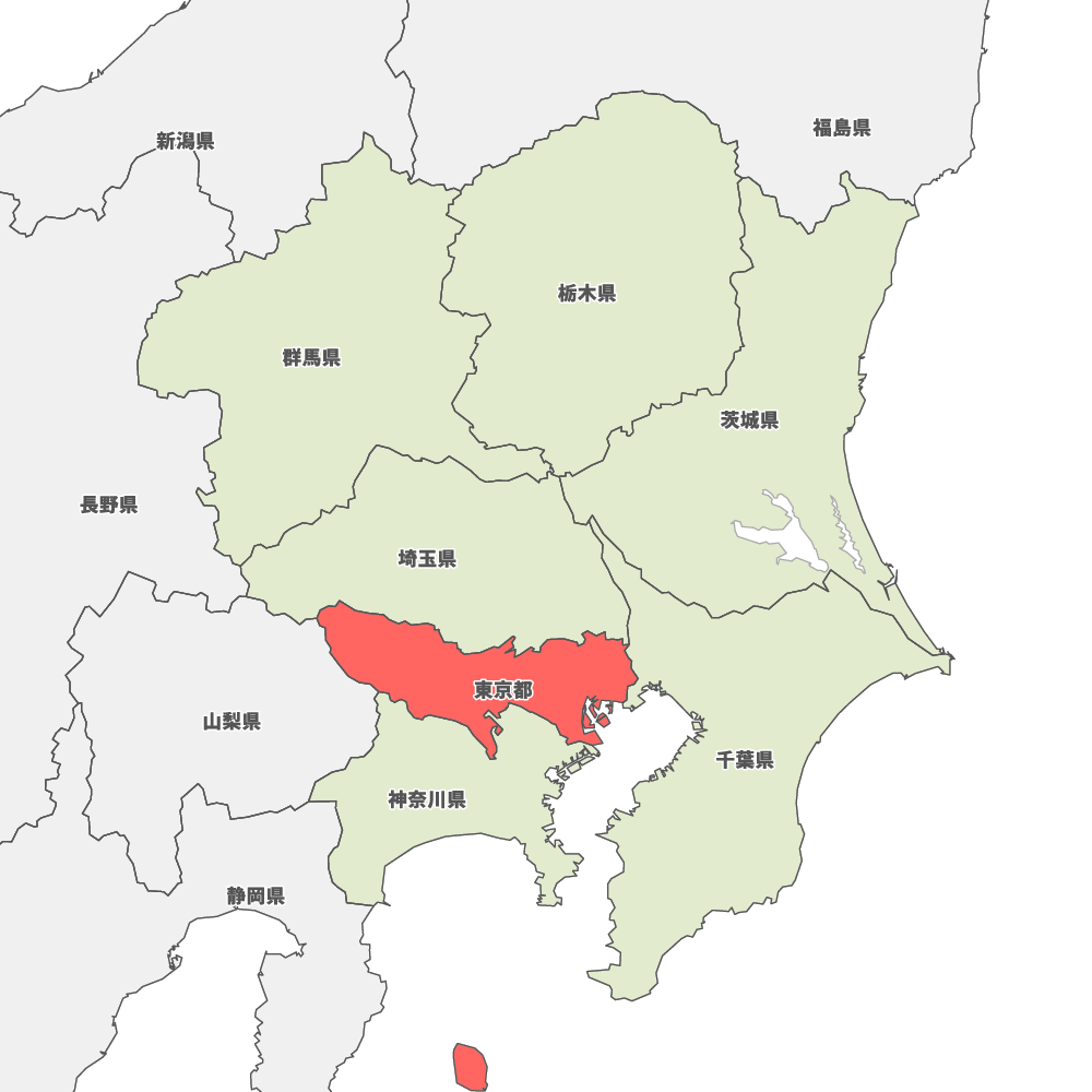 東京都の地図 Map It マップ イット