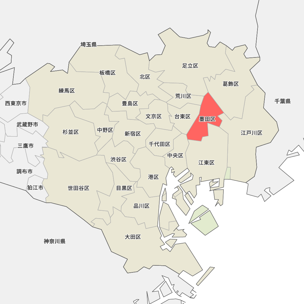 東京都墨田区の地図 Map It マップ イット