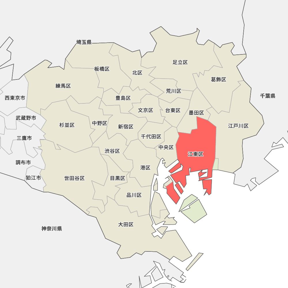 東京都江東区の地図 Map It マップ イット