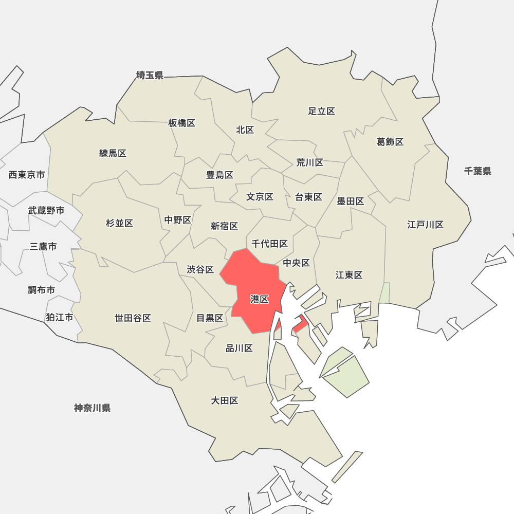 東京都港区の地図 Map It マップ イット