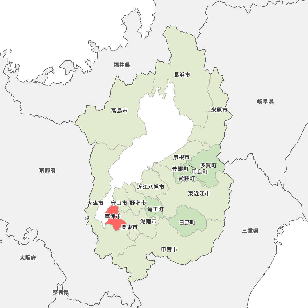 滋賀県草津市の地図 | Map-It マップ・イット