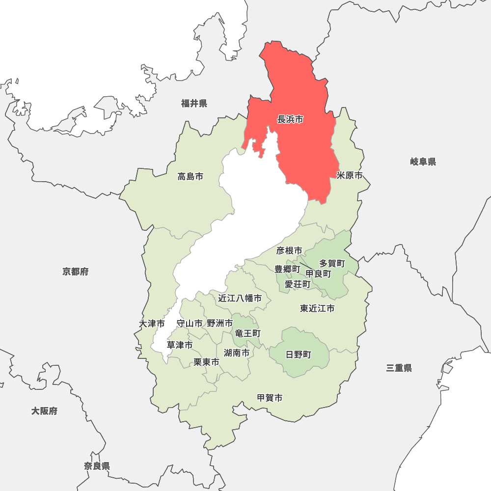 滋賀県長浜市の地図 Map It マップ イット